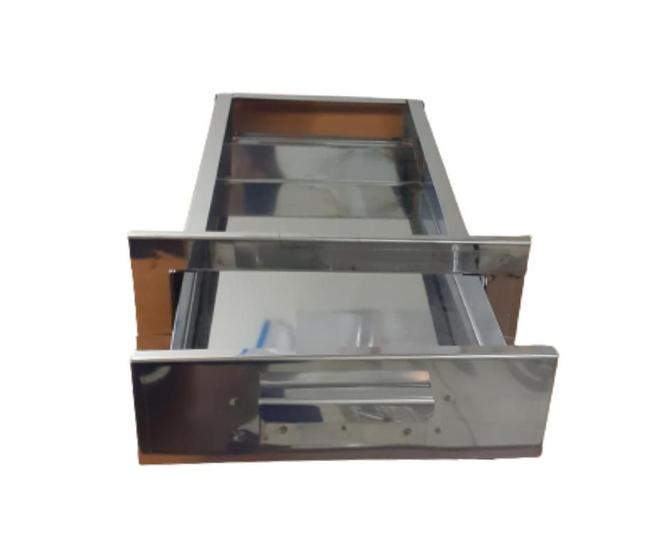Imagem de Gaveta Cinzeiro Inox P Churrasqueiras De Alvenaria - Tijolo
