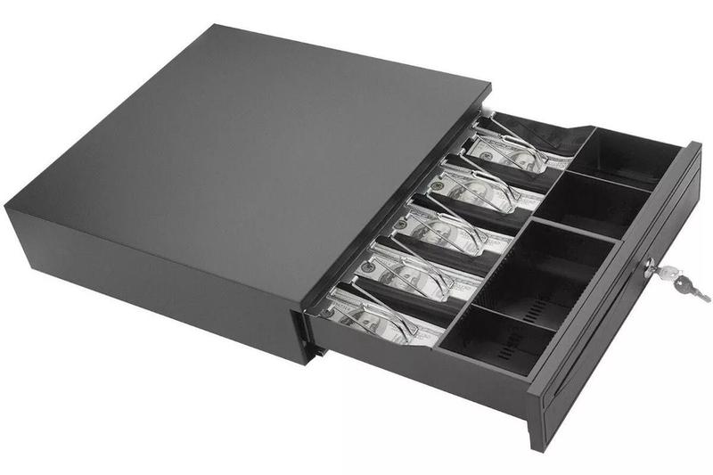 Imagem de Gaveta Dinheiro Automática e Manual PDV Notas Cédulas Cheques GT850 - Lorben