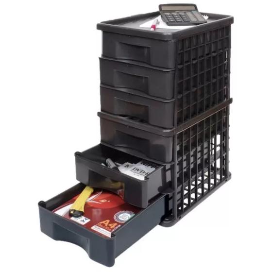 Gaveta Organizador Mesa Escritório Porta Caneta 6 Gavetas Menor preço em Gaveta Organizador Mesa Escritório Porta Caneta 6 Gavetas