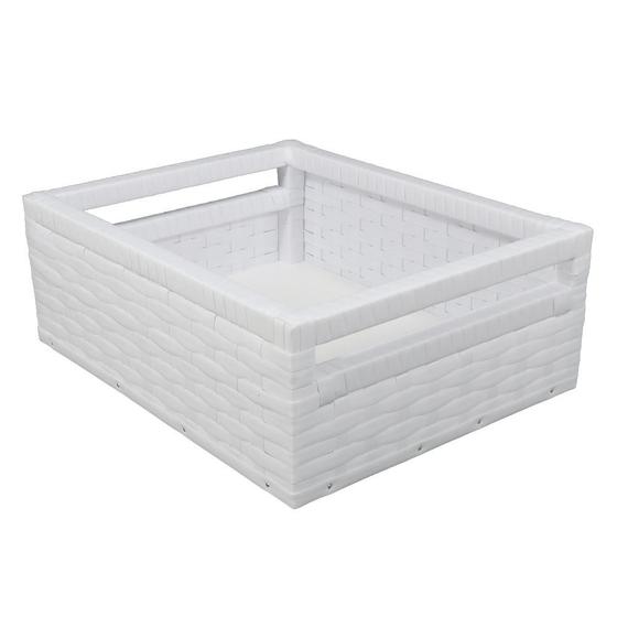 Imagem de Gaveta Organizadora em Fita 35x25x13cm Branco