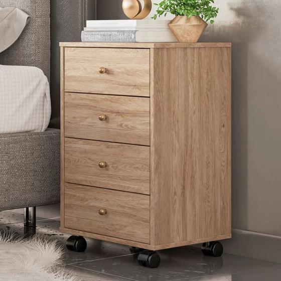 Gaveteiro 4 Gavetas Presence Demóbile é boa?