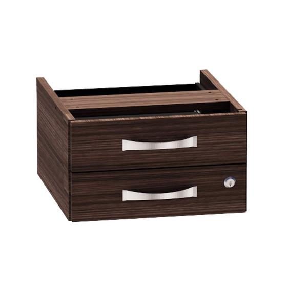 Imagem de Gaveteiro Aéreo Com 2 Gavetas PE40 Pandin Walnut
