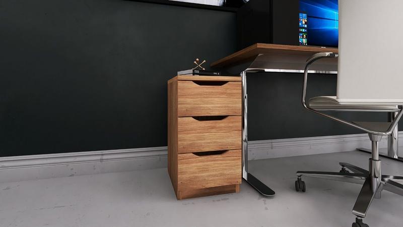 Gaveteiro Mel 03 Gtvs Organizador Multiuso P/ Escritório Home Office Menor preço em Gaveteiro Mel 03 Gtvs Organizador Multiuso P/ Escritório Home Office