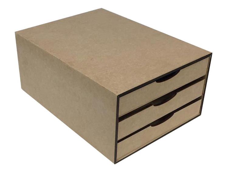 Gaveteiro Organizador para Folhas Sulfite com 3 Gavetas é boa?