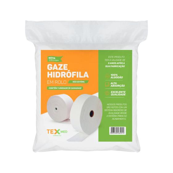 Imagem de Gaze Tipo Queijo Compressa Hidrófila 11 Fios 470g 20 Rolos