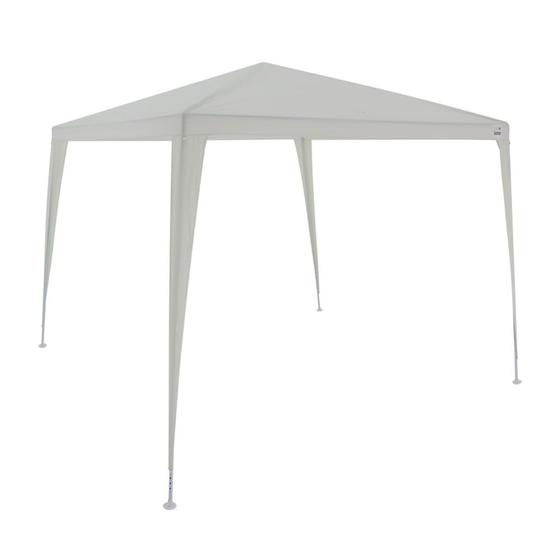 Imagem de Gazebo em polietileno branco 3 x 3 x 2,4 m - Belfix