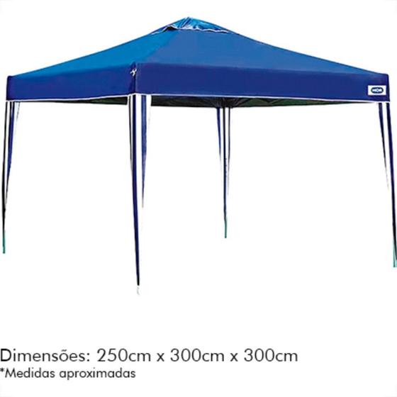 Imagem de Gazebo Mor Flex Azul 3X3M C/Sacola