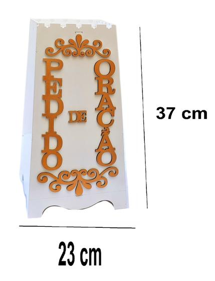 Imagem de Gazofilácio Pedidos De Oração Igreja Em Mdf Pintado Branco