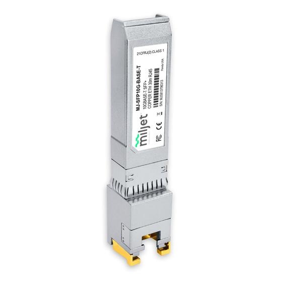 Imagem de GBIC 10GBASE-T SFP+ COPPER ETH 30M RJ45, transceptor óptico Miljet