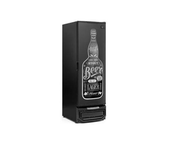 Imagem de Gcb-57/pr/127v cervejeira vertical 196g 600ml preta