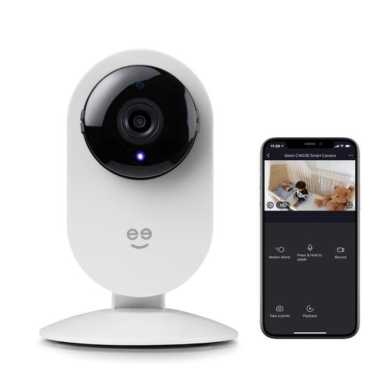 Imagem de Geeni Glimpse 1080p WiFi HD Smart Camera  Indoor Home Sec