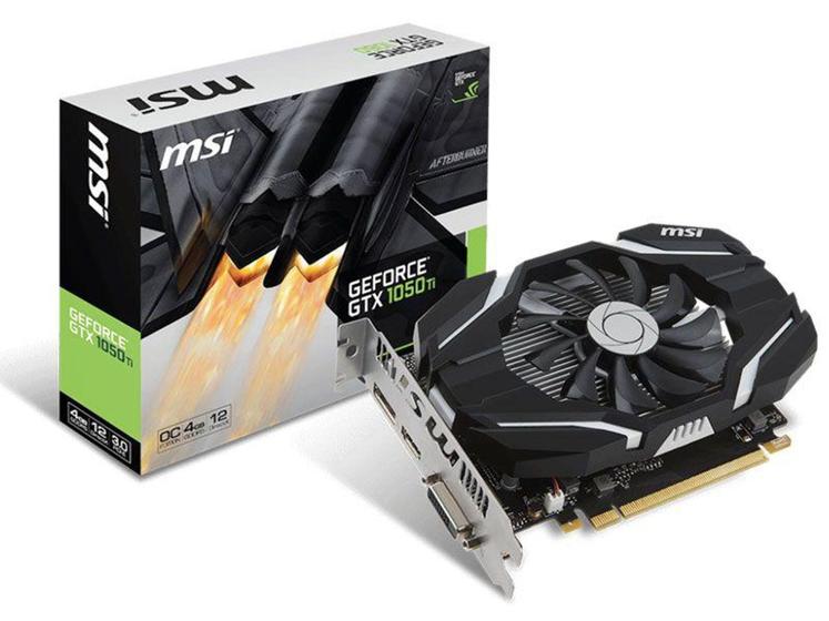 Imagem de Geforce MSI GTX Performance Nvidia 912-V809-2272 GTX 1050TI OC 4GB DDR5 128BIT 7008MHZ DVI HDMI DP