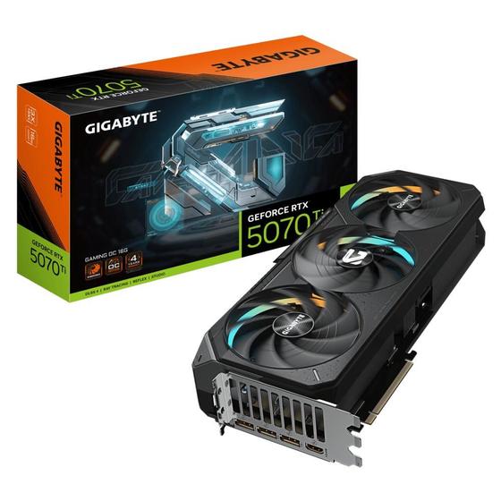 Imagem de Geforce RTX 5070 TI Gaming OC 16GB 256BITS GDDR7 GV-N507TGAMING OC-16GD