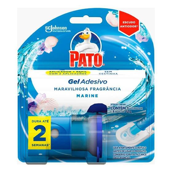 Imagem de Gel Adesivo Pato Marine - Embalagem com 2 Discos + Aplicador