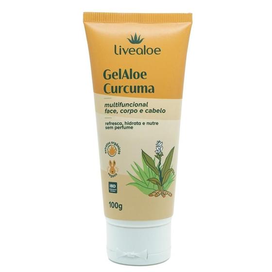 Imagem de Gel Aloe Curcuma 100Ml Livealoe