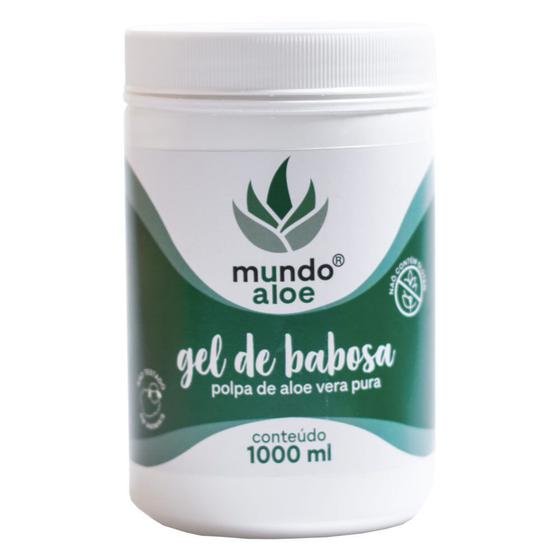 Imagem de Gel Aloe Vera (Babosa) Natural 1000ml - Mundo Aloe