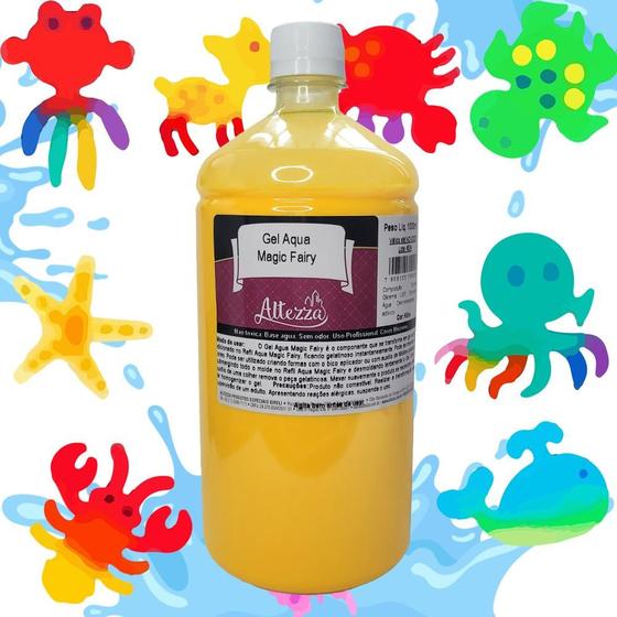 Imagem de Gel Aqua Magic Elf Fairy 1000ml - Water magic Fairy Gel Elf Toy Squishy DIY Altezza Gel Geleia Mágica Colorida De Água - Escolha a Cor