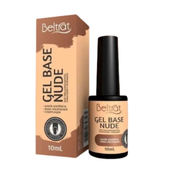 Imagem de Gel Base Nude 10 ml Beltrat Alongamento de Unhas