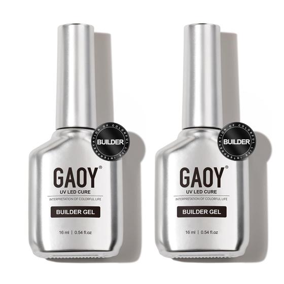 Imagem de Gel Builder GAOY 16ml x 2 - Fortalecimento e Extensão de Unhas