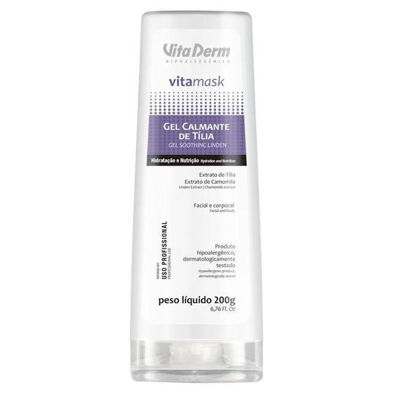 Gel Calmante De Tilia Vita Derm 200G Menor preço em Gel Calmante De Tilia Vita Derm 200G