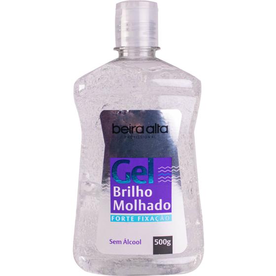 Imagem de Gel Capilar Brilho Molhado e Fixação Extra Forte 240g/500g - Beira Alta