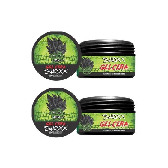 Imagem de Gel Cera Fixador Shoxx 240G - Kit Com 2Un