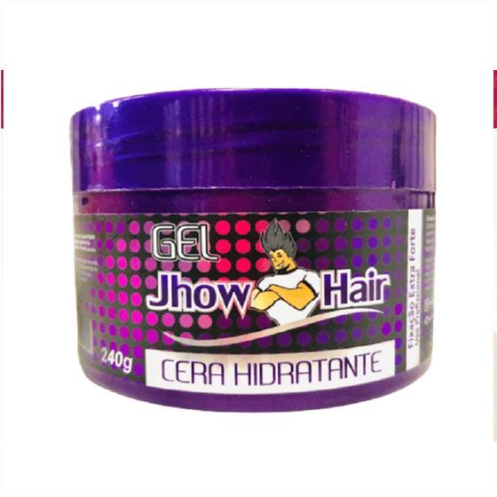 Imagem de Gel cera hidratante  jhow hair wax 240g uva