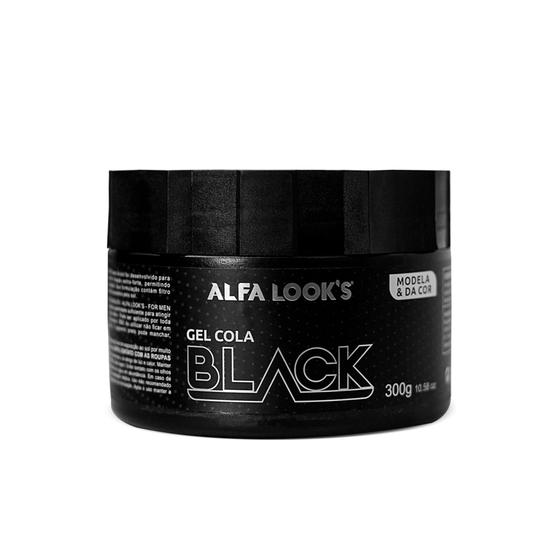 Imagem de Gel Cola Black Fixador Alfa Looks - Alfa Look'S