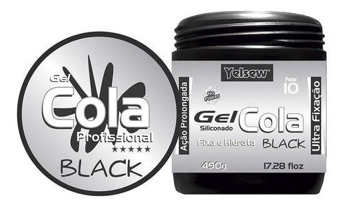 Imagem de Gel Cola Black Siliconado Ultra Fixação 490g  Yelsew