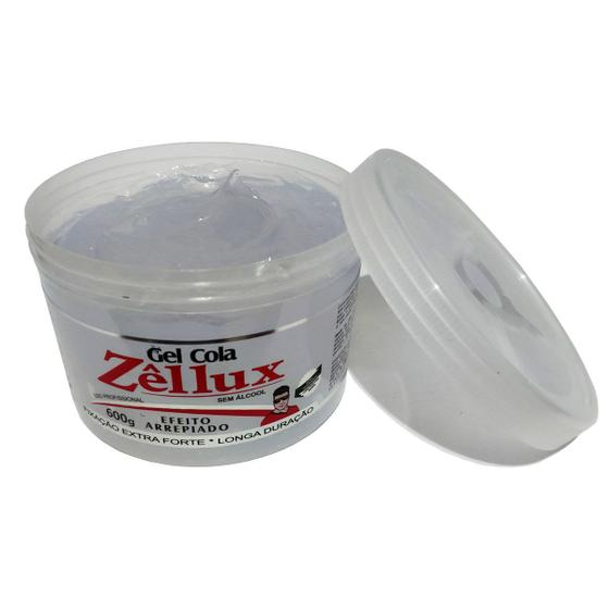 Imagem de Gel Cola Efeito Arrepiado Extra Forte 600G 1 Unidade Zellux