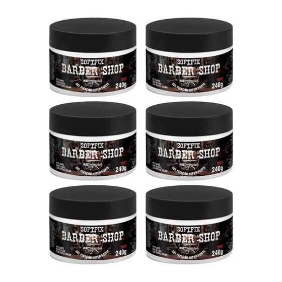 Imagem de Gel Cola Fixador Softfix Whey Protein Sem Alcool 240G - 6Un