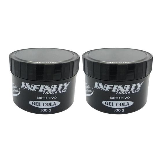 Imagem de Gel Cola Infinity Exclusivo 300G - Kit Com 2Un