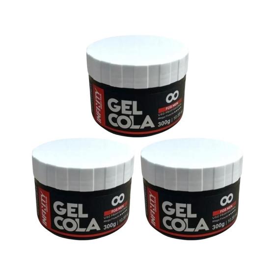 Imagem de Gel Cola Infinity For Men 300G - Kit Com 3Un