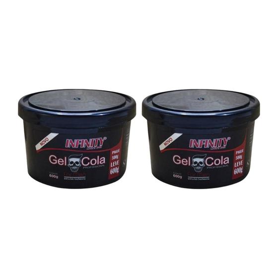 Imagem de Gel Cola Infinity For Men 600G - Kit Com 2Un