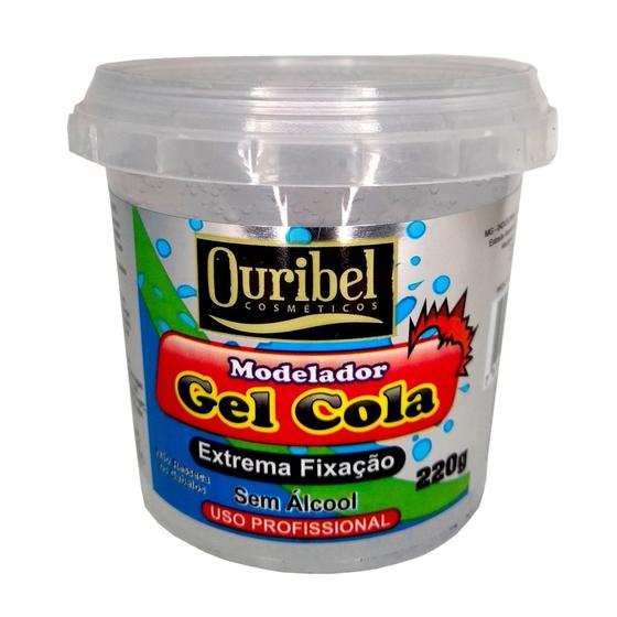 Gel Cola Sem Álcool 220g Ouribel - Gel de Cabelo - Magazine Luiza