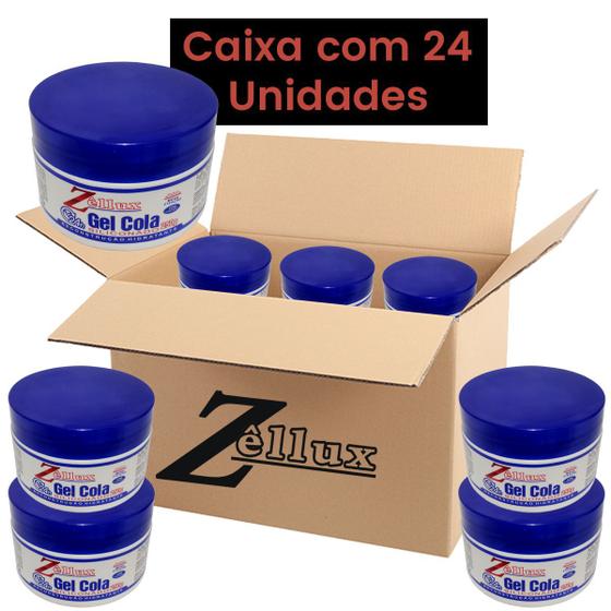 Imagem de Gel Cola Siliconado 24h 250G Caixa Com 24 Unidades Zellux