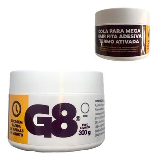 Imagem de Gel Cola Tranparente Fabricar Fita Adesiva Megahair G8 300G