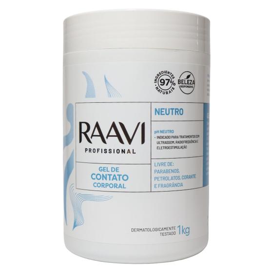 Imagem de Gel Condutor de Contato Neutro Corporal Raavi 1kg