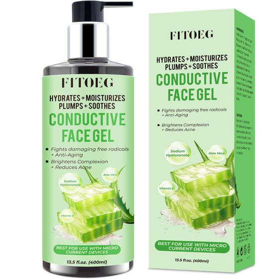 Imagem de Gel Condutor FITOEG para Microcorrente Facial - Frasco com 400ml