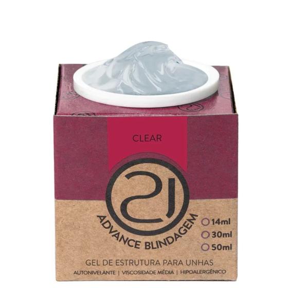 Imagem de Gel Construtor Blindagem Unhas Clear 30ml     - Nails 21