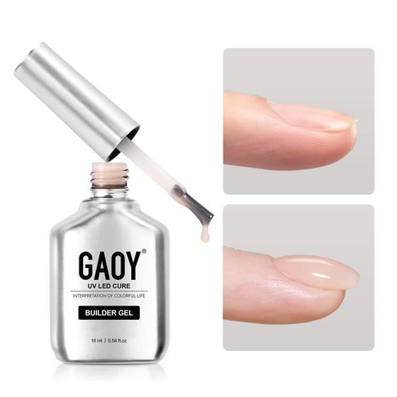 Imagem de Gel Construtor de Unhas GAOY 16ml - Rosa Leitoso - Fortalecedor