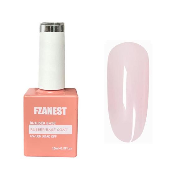 Imagem de Gel Construtor para Unhas FZANEST - Natural Nude 15ml com Pincel