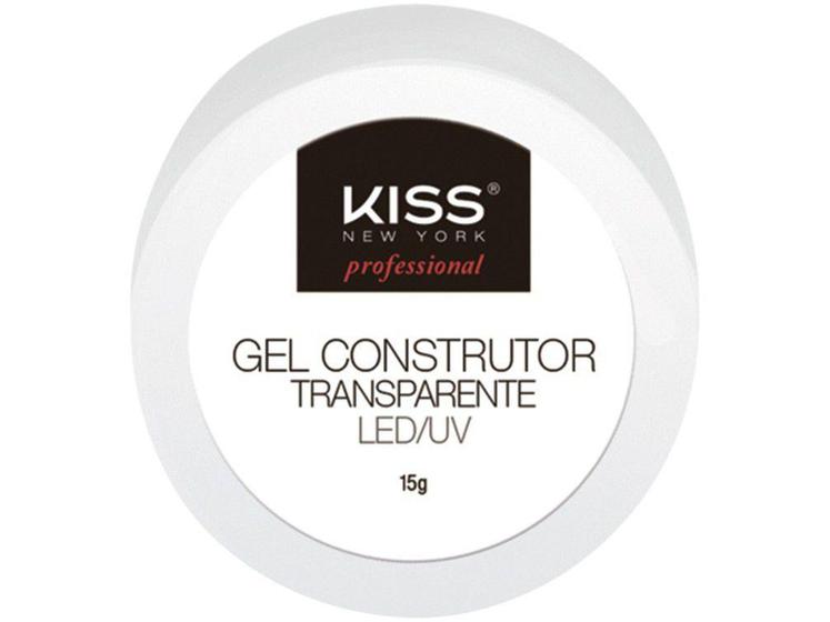 Imagem de Gel Construtor para Unhas Kiss New York - Profissional LED/UV Transparente 15g