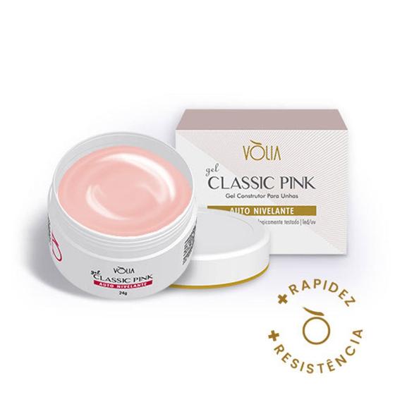 Imagem de Gel construtor unha volia nova fórmula 24g - classic pink