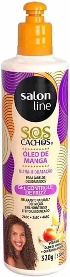 Imagem de Gel Controle de Frizz SOS Cachos Óleo de Manga Salon Line 320g