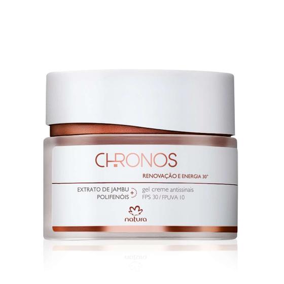 Imagem de Gel Creme Antissinais 30+ Dia Renovação e Energia Chronos 40g - Natura