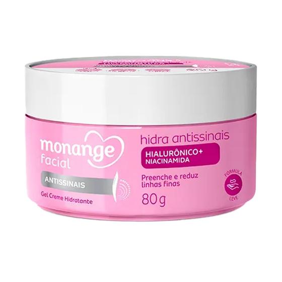 Imagem de Gel Creme Facial Hidratante Monange Antissinais 80g