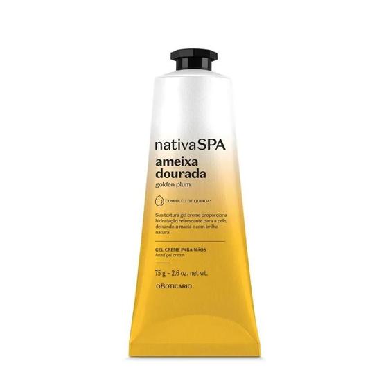 Imagem de Gel Creme Para as Mãos Nativa Spa Ameixa Dourada 75g