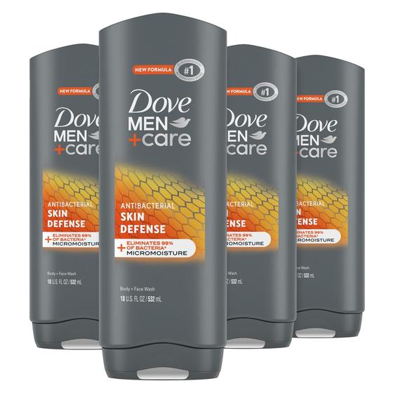 Imagem de Gel de banho Dove Men+Care Skin Defense 4x532ml