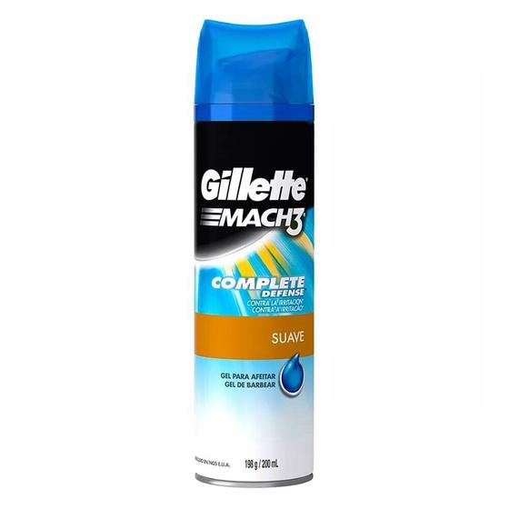 Gel de Barbear Gillette Mach3 Complete Defense Suave 198g é ruim? Gel de Barbear Gillette Mach3 Complete Defense Suave 198g é boa?